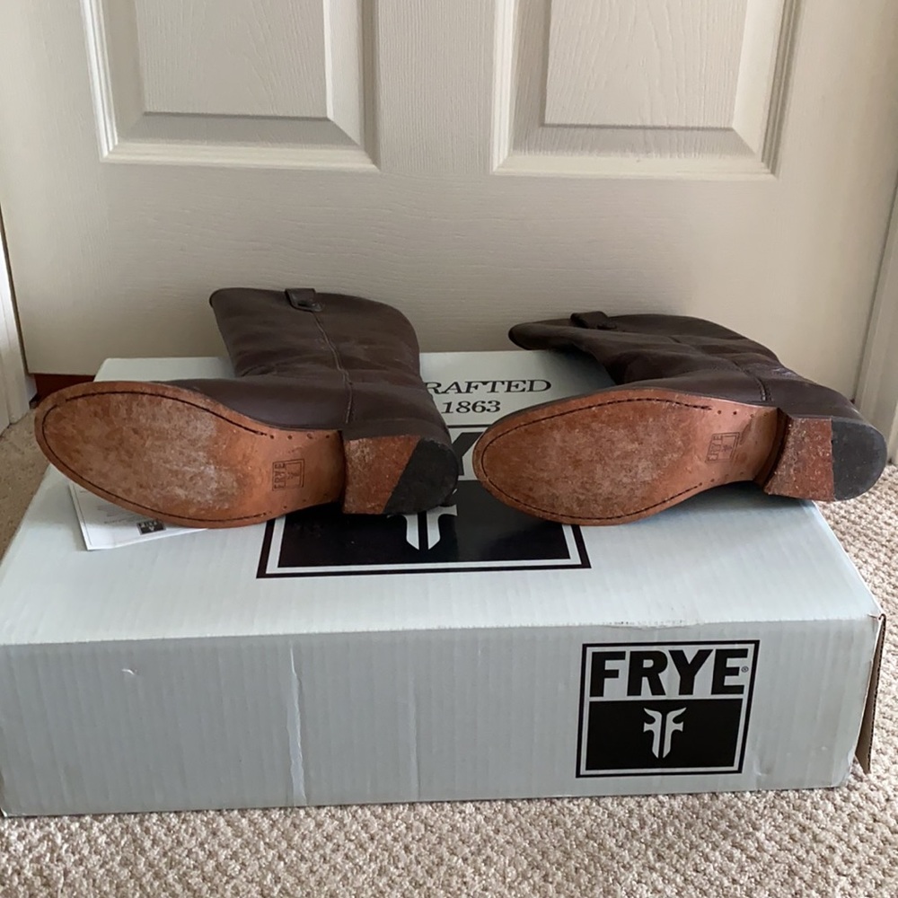 Frye Melissa Button Dark Brown Boot - image 7